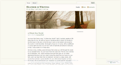 Desktop Screenshot of heatheriswriting.wordpress.com