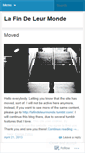 Mobile Screenshot of lefindeleurmonde.wordpress.com
