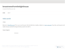 Tablet Screenshot of brestnewsfromthelighthouse.wordpress.com