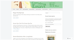 Desktop Screenshot of coreysbook.wordpress.com