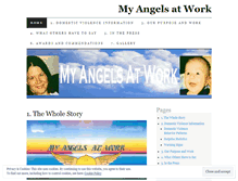 Tablet Screenshot of myangelsatwork.wordpress.com