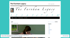 Desktop Screenshot of farnhamlegacy.wordpress.com