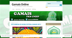 Desktop Screenshot of gamaisonline.wordpress.com