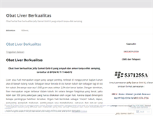 Tablet Screenshot of obatliverberkualitas.wordpress.com