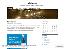 Tablet Screenshot of maltesen.wordpress.com