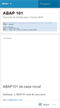 Mobile Screenshot of abap101.wordpress.com