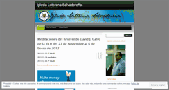 Desktop Screenshot of esiglesialuterana.wordpress.com