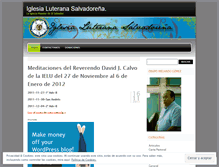 Tablet Screenshot of esiglesialuterana.wordpress.com