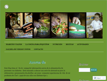 Tablet Screenshot of cocinandocondiabetes.wordpress.com