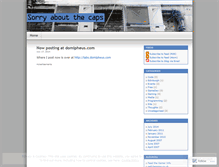 Tablet Screenshot of domipheus.wordpress.com