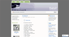 Desktop Screenshot of datos.wordpress.com