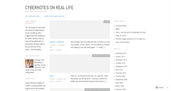 Desktop Screenshot of cybernotebook.wordpress.com