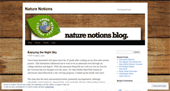 Desktop Screenshot of naturenotions.wordpress.com