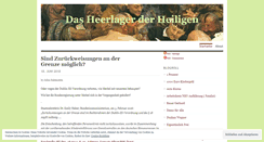 Desktop Screenshot of heerlagerderheiligen.wordpress.com