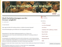 Tablet Screenshot of heerlagerderheiligen.wordpress.com