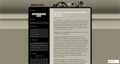 Desktop Screenshot of beingpeta.wordpress.com