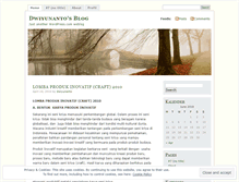 Tablet Screenshot of dwiyunanto.wordpress.com