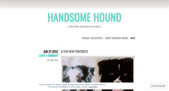 Desktop Screenshot of handsomehound.wordpress.com