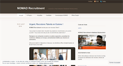 Desktop Screenshot of nomadrecruitment.wordpress.com