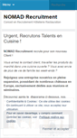 Mobile Screenshot of nomadrecruitment.wordpress.com