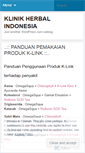 Mobile Screenshot of klinikherbal.wordpress.com