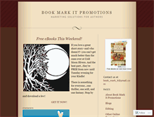 Tablet Screenshot of bookmarkit09.wordpress.com