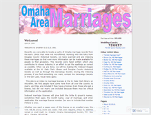 Tablet Screenshot of omahamarriages.wordpress.com