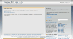 Desktop Screenshot of humorlucu.wordpress.com