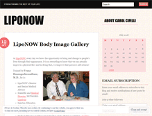 Tablet Screenshot of liponow.wordpress.com