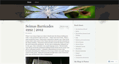 Desktop Screenshot of amandalithuania.wordpress.com
