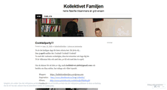 Desktop Screenshot of kollektivetfamiljen.wordpress.com