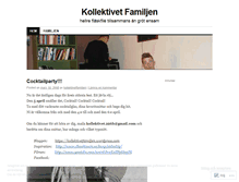 Tablet Screenshot of kollektivetfamiljen.wordpress.com