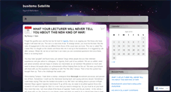 Desktop Screenshot of busitemasatelite.wordpress.com