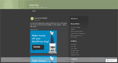 Desktop Screenshot of mwheeler.wordpress.com
