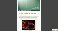 Desktop Screenshot of 414music.wordpress.com