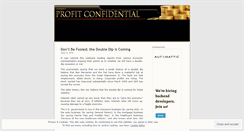 Desktop Screenshot of profitconfidential.wordpress.com