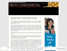 Tablet Screenshot of profitconfidential.wordpress.com