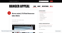 Desktop Screenshot of hangerappeal.wordpress.com