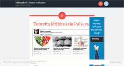 Desktop Screenshot of honkanen.wordpress.com