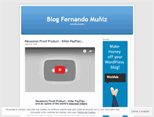 Tablet Screenshot of fernandomunizblog.wordpress.com