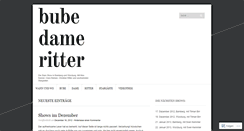 Desktop Screenshot of bubedameritter.wordpress.com