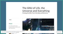 Desktop Screenshot of freethegnu.wordpress.com
