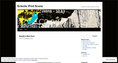 Desktop Screenshot of eclecticprintscene.wordpress.com