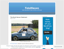 Tablet Screenshot of fotonieuws.wordpress.com