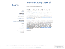 Tablet Screenshot of browardcountyclerkofcourts.wordpress.com