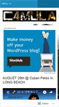 Mobile Screenshot of c4mula.wordpress.com