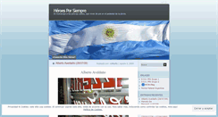 Desktop Screenshot of heroesxsiempre.wordpress.com