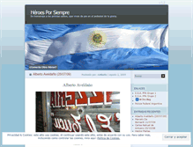 Tablet Screenshot of heroesxsiempre.wordpress.com