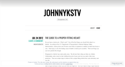 Desktop Screenshot of johnnykstv.wordpress.com