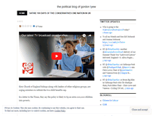 Tablet Screenshot of gordonlyew.wordpress.com